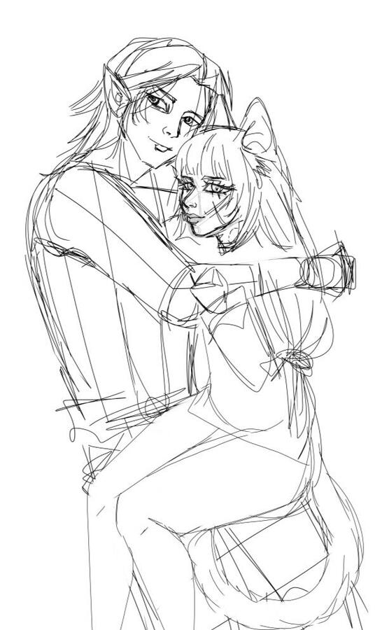 Jameson Williams x Pixie Skye (Felinid) - Frontier