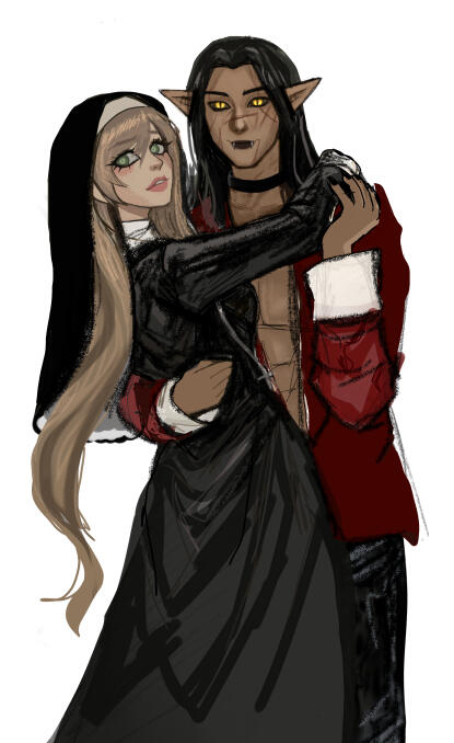 VtR - nun!Pixie x Tucker